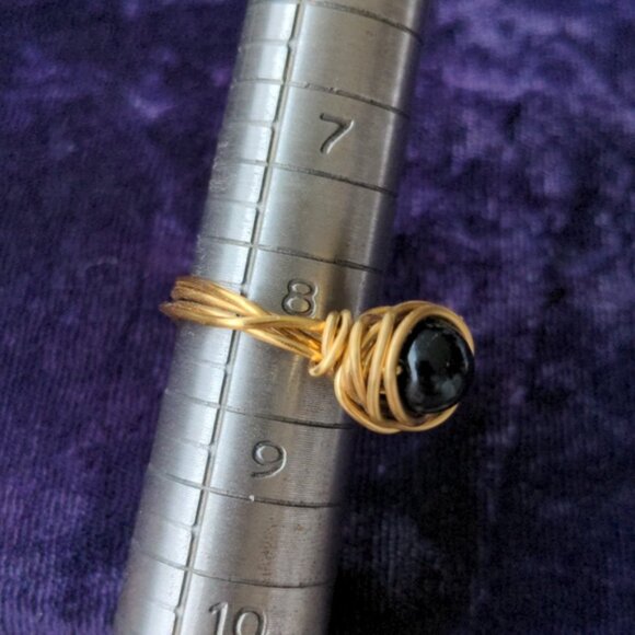 FREE With Purchase Size 8 Handmade Wire Ring Freebie - Picture 7 of 7